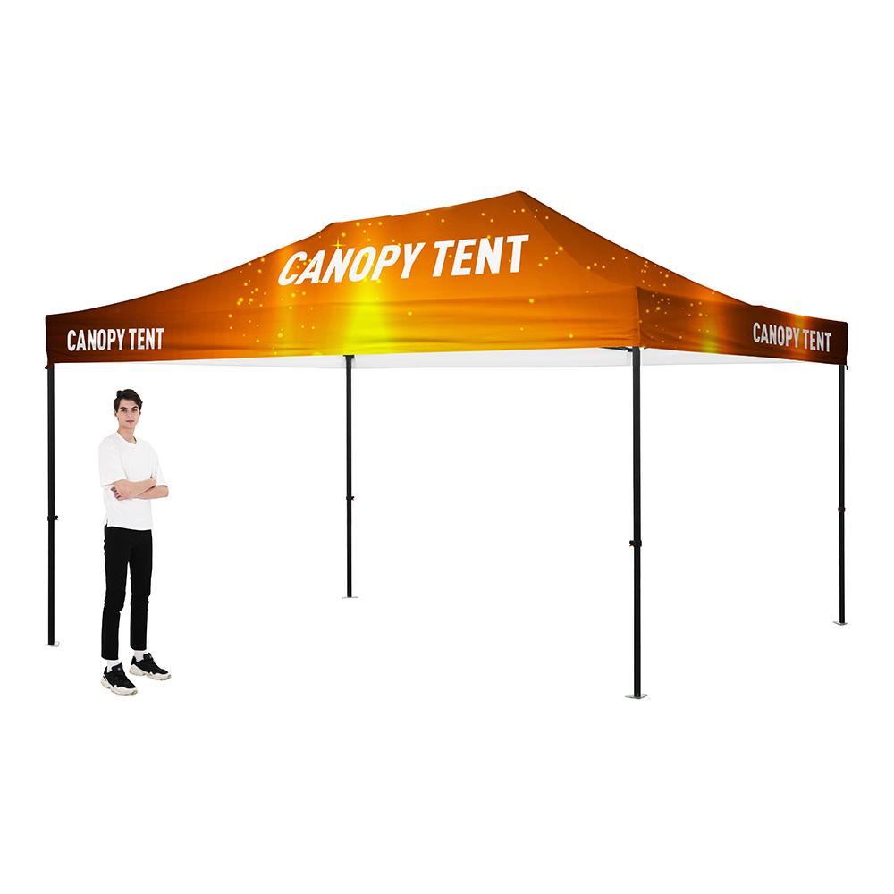 Premium (Black) 15' Tent 17'' Valance (Full-Bleed Dye Sublimation)