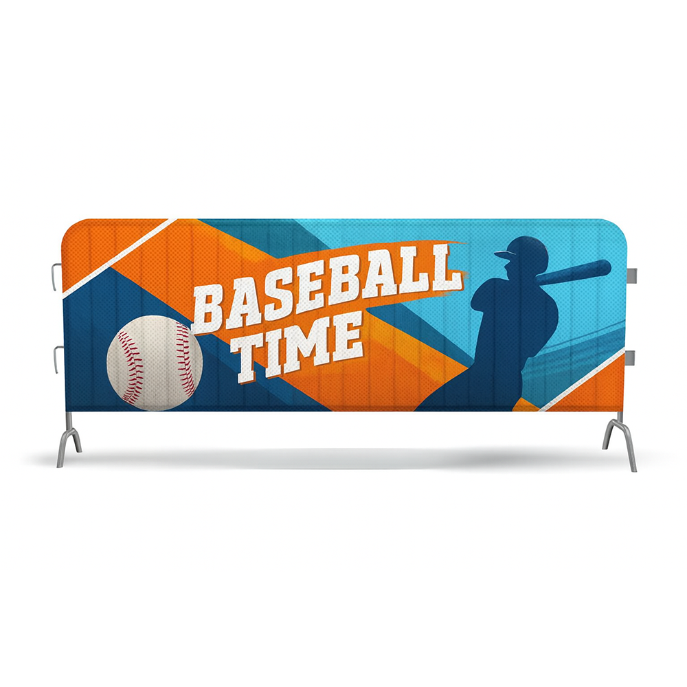 Custom Crowd Barrier Cover
