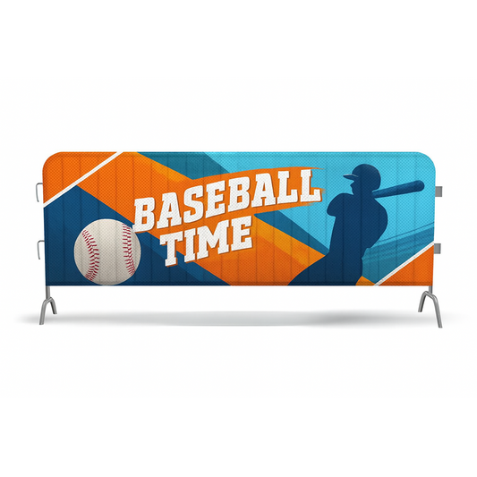 Custom Crowd Barrier Cover